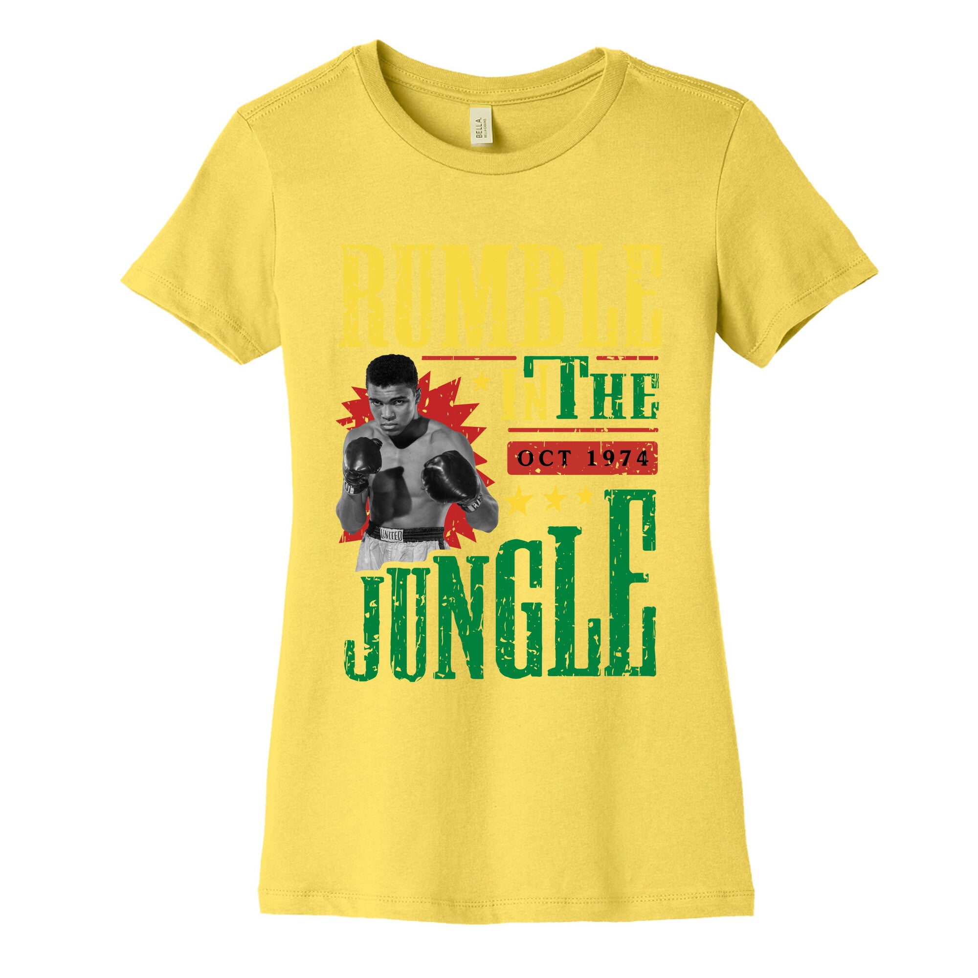 Rumble in the Jungle Womens Cotton Tee